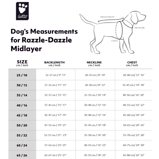 Hurtta - Razzle-Dazzle Midlayer - Beetroot
