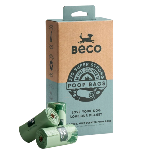 Beco - Recycled Mint Poop Bags, Value Pack 270 stk.