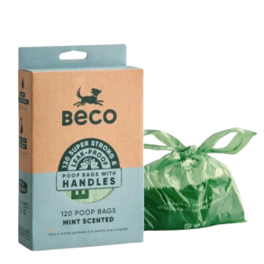 Beco - Recycled Mint Poop Bags m. h�ndtag, 120 stk.