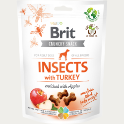 Brit Care Crunchy Cracker, Insekter, Kalkun &amp; ble - 200 g