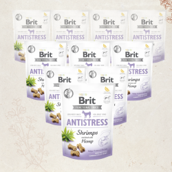 Favoritpakke - Brit Care Functional Antistress, Rejer &amp; Hamp - 10 x 150 g