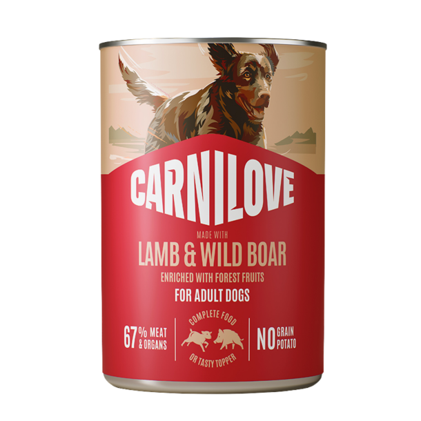 Carnilove - Pat�, Lam, Vildsvin &amp; Solb�r, 400 gram