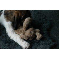 Beroligende hundebamse bunny m. hjerteslag 