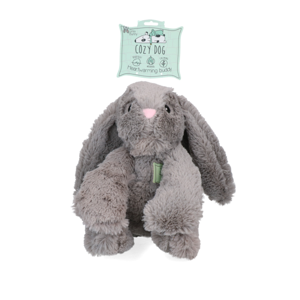 Beroligende hundebamse bunny m. hjerteslag 