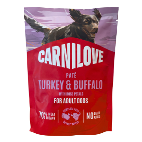 Carnilove - Pouch Pat�, Kalkun, Buffalo & Rosenblade, 300 gram