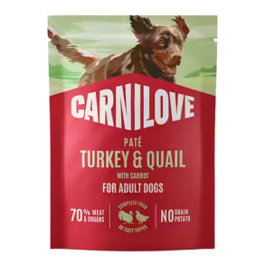 Carnilove - Pouch Pat�, Kalkun, Buffalo & Rosenblade, 300 gram