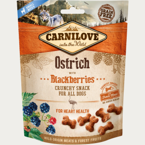 Carnilove Crunchy Snack, Struds & Brombr - 200 gram