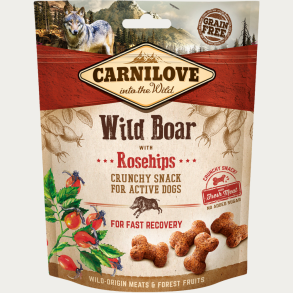 Carnilove Crunchy Snack, Vildsvin & Hyben - 200 gram