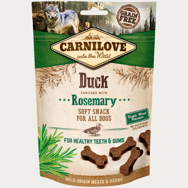 Carnilove Semi-Moist Godbidder, And &amp; Rosmarin - 200 gram