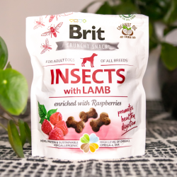 Brit Care Crunchy Cracker, Insekter, Lam &amp; Hindbr - 200 g