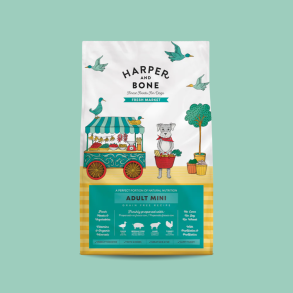 Haper & Bone - Fresh Market, Kornfrit voksen hundefoder til sm� hunde 