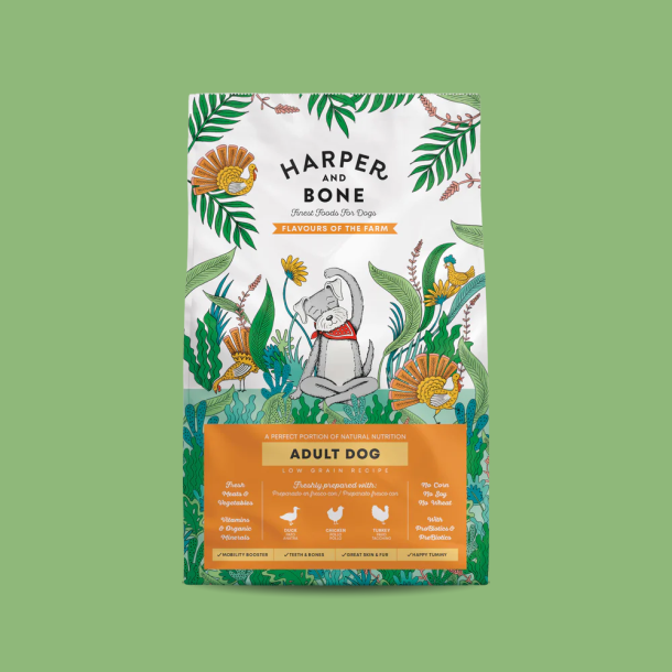  Harper &amp; Bone - Flavours Of The Farm, Voksen hundefoder