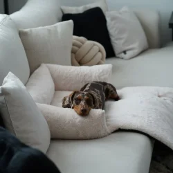 District 70 - Nuzzle Sofa Hundeseng, Meringue