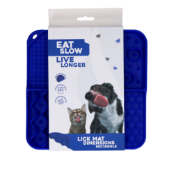 Eat Slow Live Longer Lick Mat Dimensions Rectangle