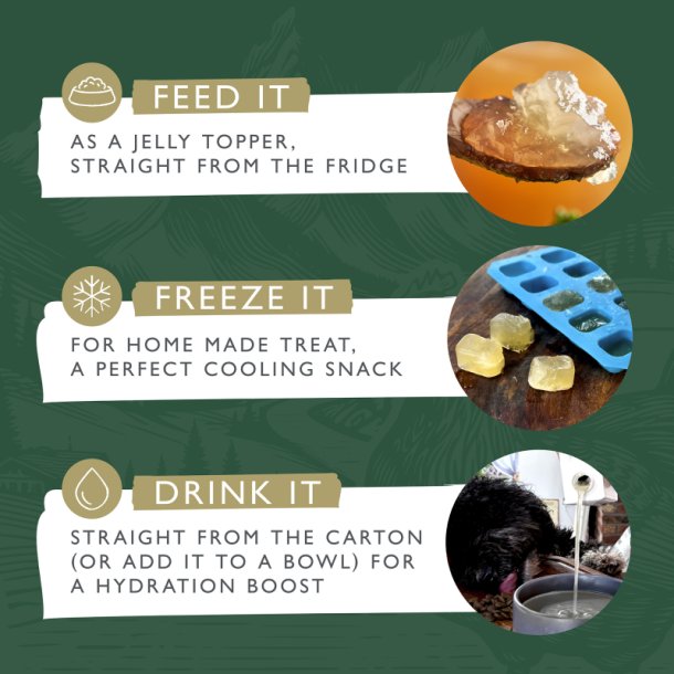 Bone Broth Fra Fritgende Hns - 500 ml