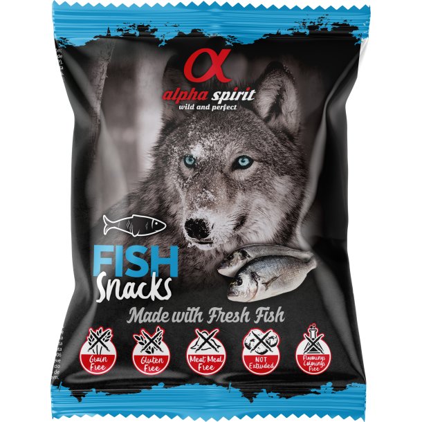 Alpha Spirit Bld Snack Godbid - Fisk, 50 g