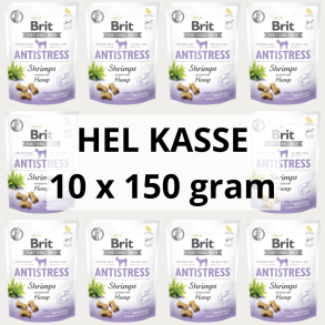 Favoritpakke - Brit Care Functional Antistress, Rejer & Hamp - 10 x 150 g