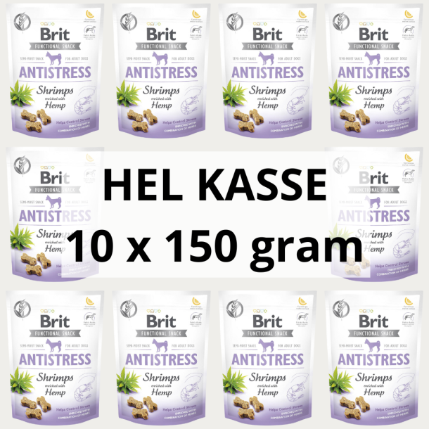 Favoritpakke - Brit Care Functional Antistress, Rejer &amp; Hamp - 10 x 150 g