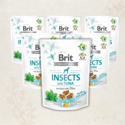 Favoritpakke - Brit Care Crunchy Cracker, Insekter, Tun &amp; Mint - 6 x 200 g