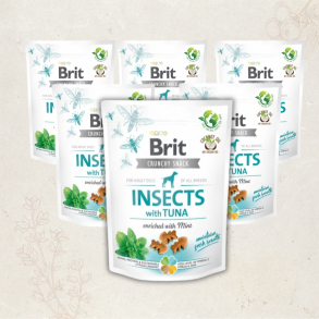Favoritpakke - Brit Care Crunchy Cracker, Insekter, Tun & Mint - 6 x 200 g