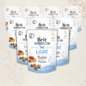 Favoritpakke - Brit Care Functional Light, kanin & Papaya - 10 x 150 g