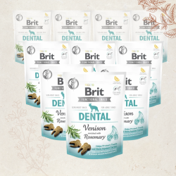 Favoritpakke - Brit Care Functional Dental, Vildt &amp; Rosmarin - 10 X 150 g
