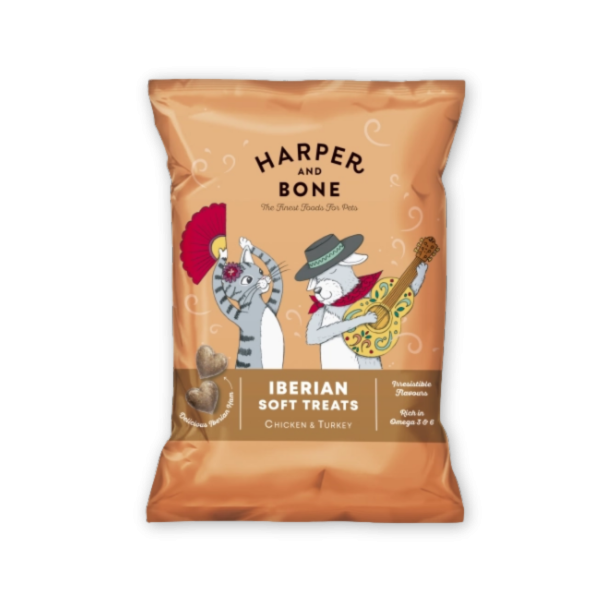 Harper &amp; Bone - Iberico Softies, Kylling &amp; Kalkun