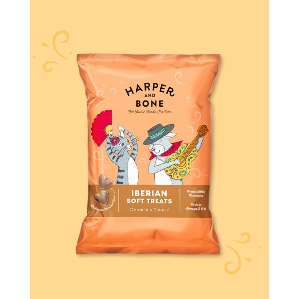 Harper &amp; Bone - Iberico Softies, Kylling &amp; Kalkun