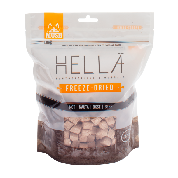 HELL&Auml; Frysetrret fuldfoder m. Okse