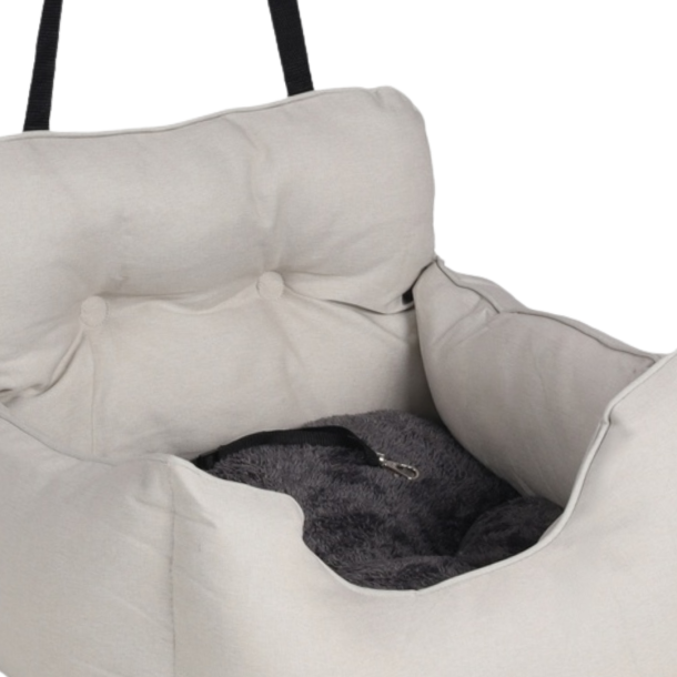 Flamingo - Jakey Bils�de til hunden, Lysegr� 55x55x20cm