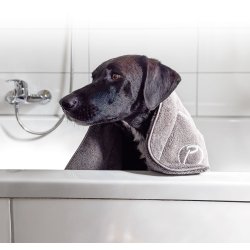 Petlando - Superdry Hundeh�ndkl�de med lommer, Ekstra absorberende