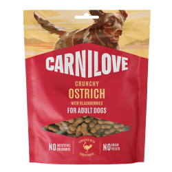 Favoritpakke - Carnilove - Crunchy Snack, Struds &amp; Bromb�r, 8x200 gram
