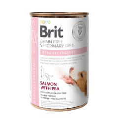 Brit - GF Hypoallergenic Vet Diet V�dfoder, Laks - 400 g