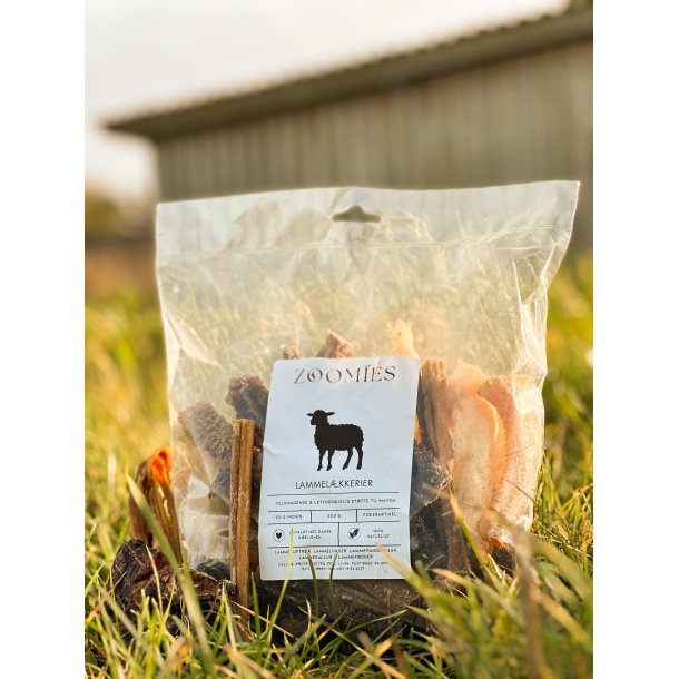 Zoomies Natursnacks - LammeLkkerier, 500G