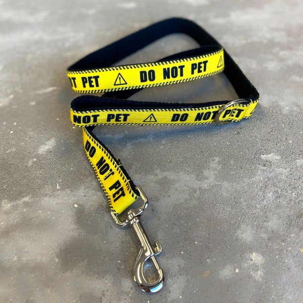 DO NOT PET - Hundesnor, Gul XS/S