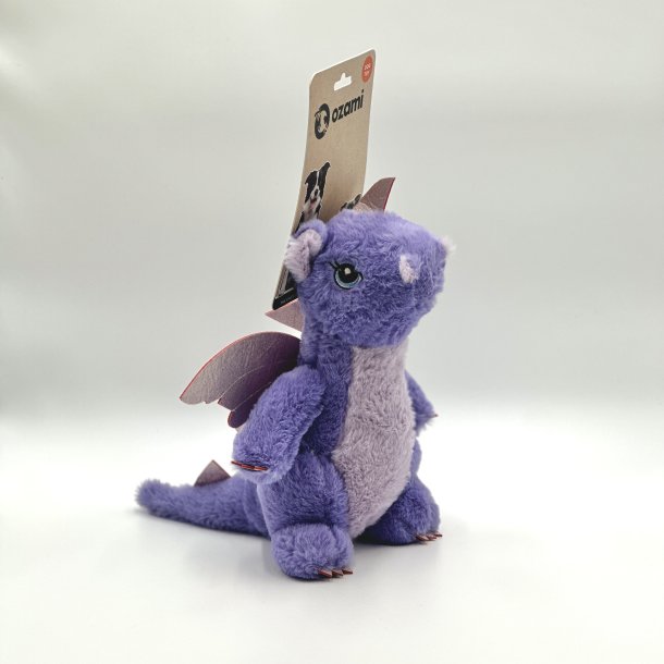 Ozami - Dino Bamse med Vinger, Lilla - 34cm