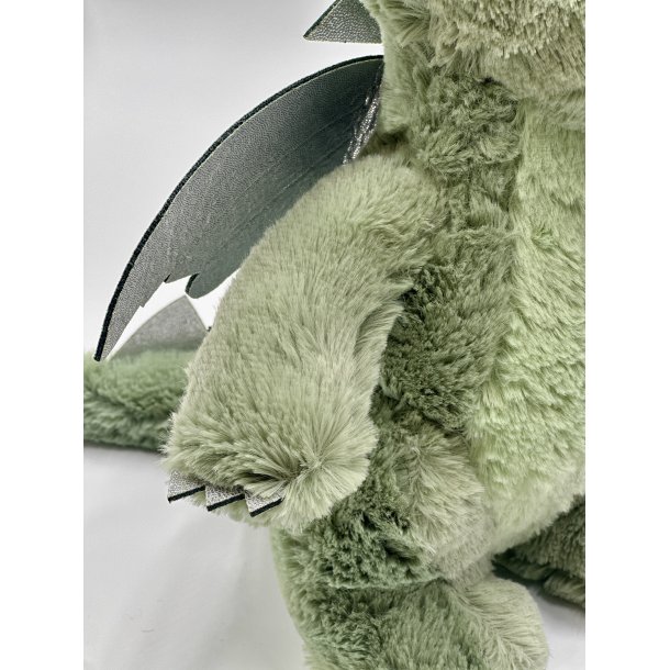 Ozami - Dino Bamse med Vinger, Gr�n - 34cm
