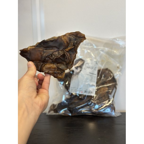 Snack't - Mrk Hestehud fra inderret