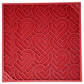 Sodapup Lickmat Heart Large - Rd