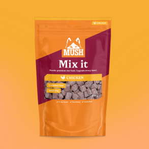 MUSH - Mix it, Fryset�rret r�foder, Kylling, 200g