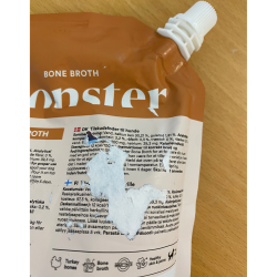 Let beskadiget emballage: Monster - Hunde Bone Broth, Kalkun