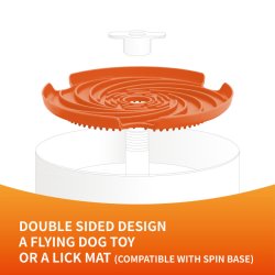 PetDreamHouse - Spin slikkem�tte Disc, Orange