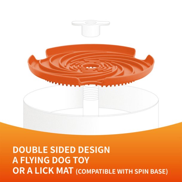 PetDreamHouse - Spin slikkem�tte Disc, Orange