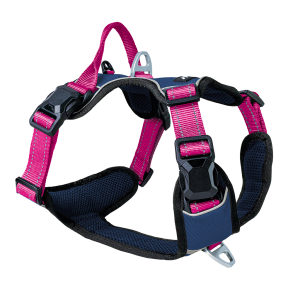 Petlando Outdoor Magnetech Hundesele - Fuchsia/Navy