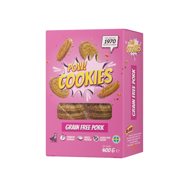 POW Dog kornfri Cookie - Pork, 400g