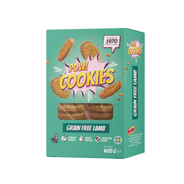 POW Dog kornfri Cookie - Lamb, 400g