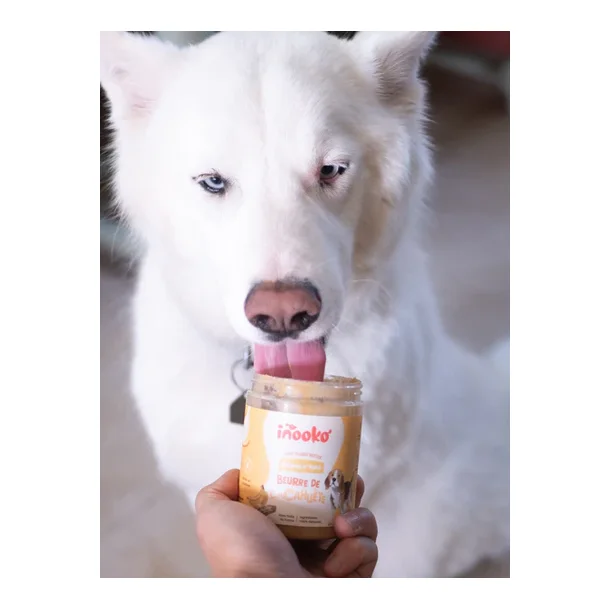 Peanutbutter til hunde m. banan &amp; h�rfr� - 300 g