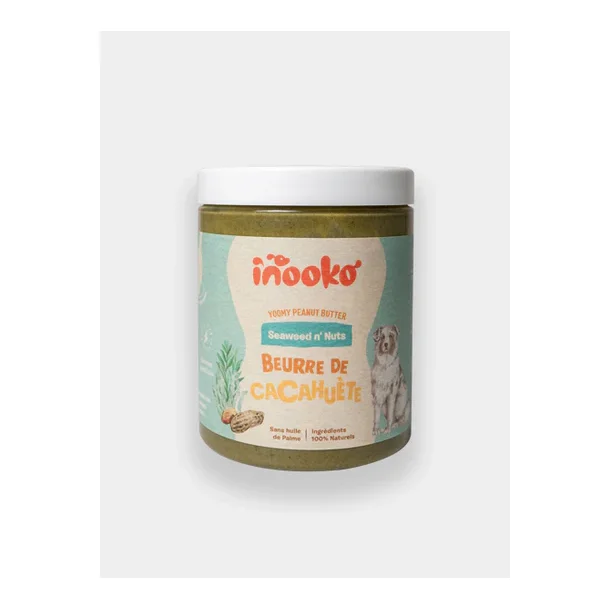 Peanutbutter til hunde m. Spirulina &amp; Kelp - 300 g