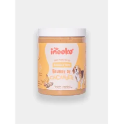 Peanutbutter til hunde m. banan &amp; h�rfr� - 300 g