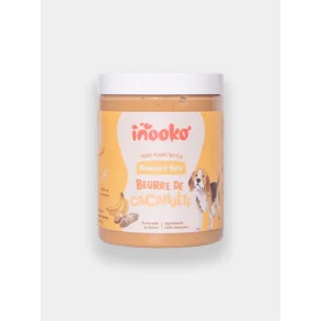 Peanutbutter til hunde m. banan & h�rfr� - 300 g